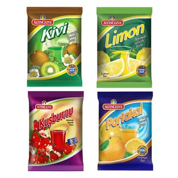 Altıncezve 4x250 gr Kivi Limon Kuşburnu Portakal İçecek Tozu