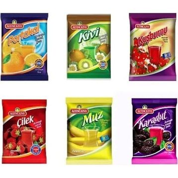 Altıncezve 6x250 gr Portakal + Kivi + Kuşburnu + Çilek Muz + Karadut İçecek Tozu