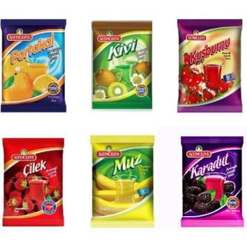 Altıncezve 6x250 gr Portakal + Kivi + Kuşburnu + Çilek Muz + Karadut İçecek Tozu