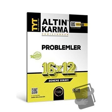 Altınkarma TYT Problemler 2023 16x12 Deneme Sınavı