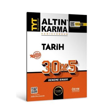 Altınkarma TYT Tarih 2023 30x5 Deneme Sınavı