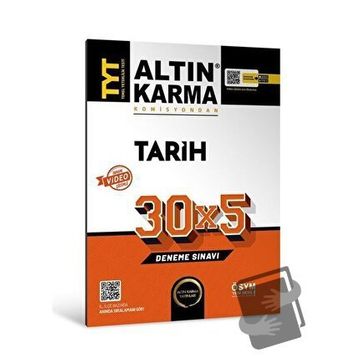 Altınkarma TYT Tarih 2023 30x5 Deneme Sınavı