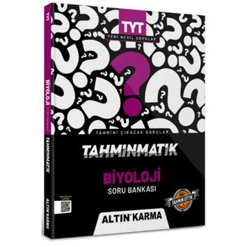 Altınkarma Yayınları Tyt Tahminmatik Biyoloji Soru Bankası