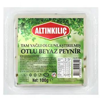 Altınkılıç 100 gr Tam Yağlı Otlu Beyaz Peynir
