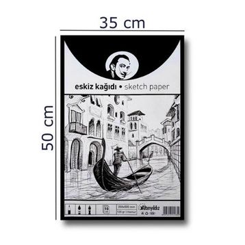 Altınyıldız 10 Poşet 35/50 120 gr YŞL285 Eskiz Kağıdı