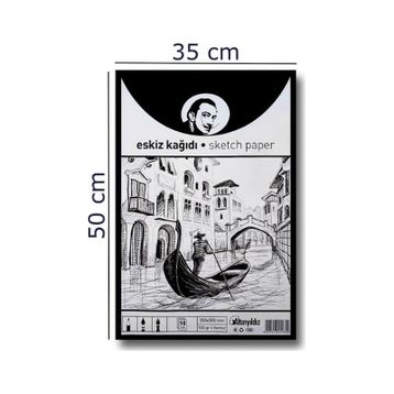 Altınyıldız 10 Poşet 35/50 120 gr YŞL285 Eskiz Kağıdı