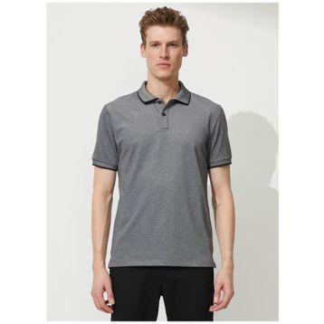 Altınyıldız Classics 4A9000000003 Polo Yaka Siyah Beyaz Erkek T Shirt
