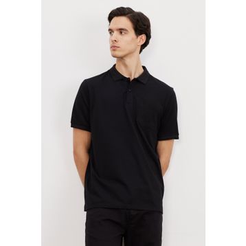 Altınyıldız Classics 4A9000000004 Polo Yaka Siyah Beyaz Erkek T Shirt
