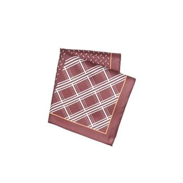 Altınyıldız Classics Desenli Bordo-Beyaz Klasik Mendil