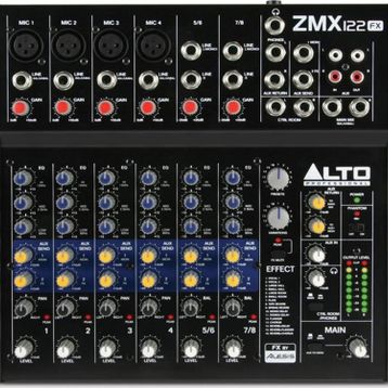 Alto Zephyr ZMX122FX 8 Kanal Analog Mikser