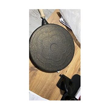 Altunay Hamaratlar 36 cm Derin Döküm Granit Gözleme Tavası