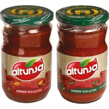 Altunsa 2x650 gr Acı ve Tatlı Biber Salçası