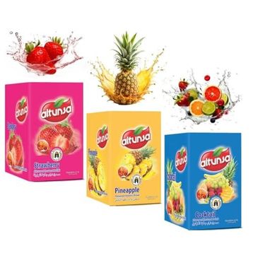 Altunsa 3'lü 24x9 gr Çilek Ananas Kokteyl Toz İçecek