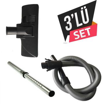 Altus Al 661 K 3'lü Set Hortum Emici Başlık Teleskopik Metal Boru