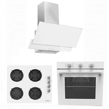 Alveus AD07-A10-AF860 Beyaz 3'lü Ankastre Set