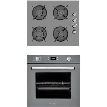 Alveus GLS640 - MFA627 Gri 2'li Ankastre Set