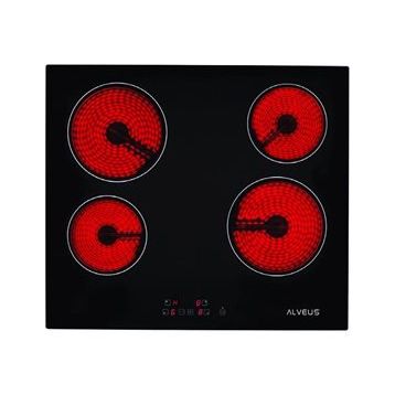 Alveus Vitroseramik 641 Siyah 60 cm Elektrikli Ankastre Ocak