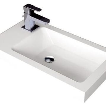 Alvit 25x45 Tezgah Üstü Lavabo