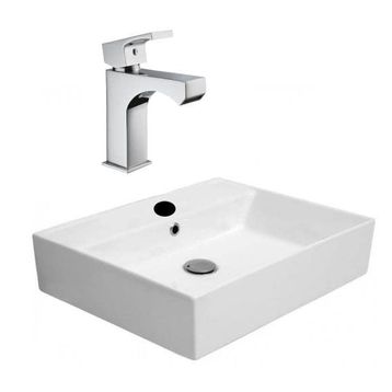 Alvit 38x50 cm Tezgahüstü Setüstü Lavabo