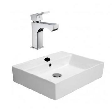 Alvit 38x50 cm Tezgahüstü Setüstü Lavabo