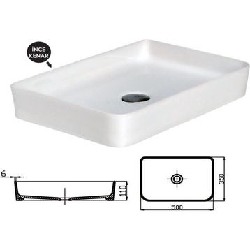 Alvit Slim Beyaz 45 Cm Banyo Dolabı