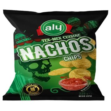 Aly 225 gr Nachos Glutensiz Mısır Cipsi