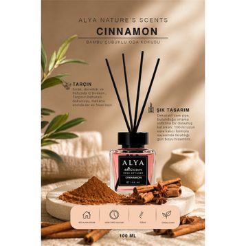 Alya 100 ml Nature's Scents Cinnamon Bambu Çubuklu Oda Kokusu