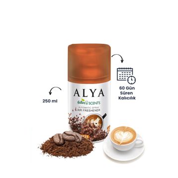 Alya 250 ml Nature's Scents Coffee Latte Oda Kokusu Yedek Makine Spreyi