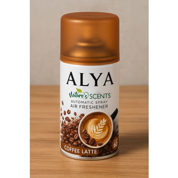 Alya 250 ml Nature's Scents Coffee Latte Oda Kokusu Yedek Makine Spreyi