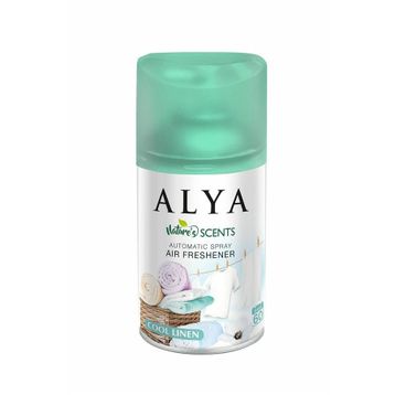 Alya 250 ml Nature's Scents Cool Linen Oda Kokusu Yedek Makine Spreyi (3 adet)