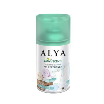 Alya 250 ml Nature's Scents Cool Linen Oda Kokusu Yedek Makine Spreyi (3 adet)