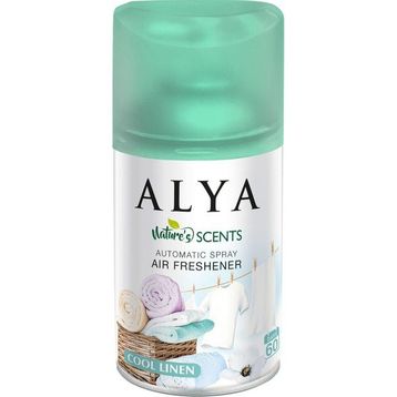 Alya 250 ml Nature's Scents Cool Linen Oda Kokusu Yedek Makine Spreyi (3 adet)