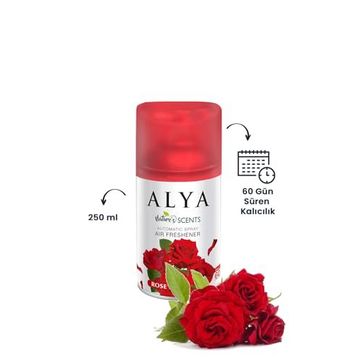 Alya 250 ml Nature's Scents Rose- Gül Oda Kokusu Yedek Makine Spreyi