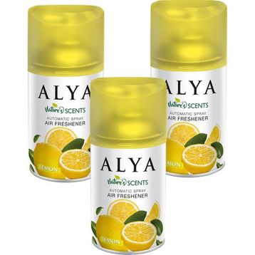 Alya Nature's 250 ml Scents Limon Oda Kokusu Yedek Makine Spreyi (3 adet)