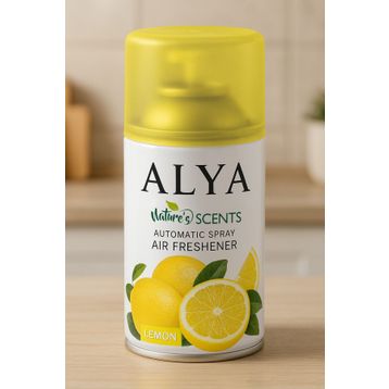 Alya Nature's 250 ml Scents Limon Oda Kokusu Yedek Makine Spreyi (3 adet)