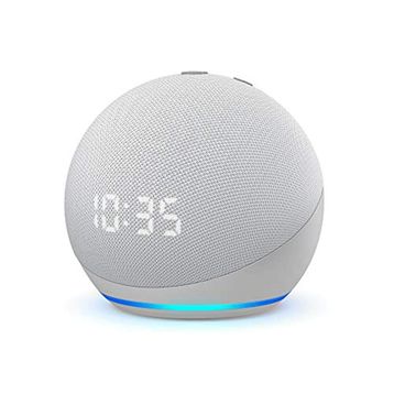 Amazon Echo Dot 4.Nesil Saat ve Alexa Akıllı Hoparlör