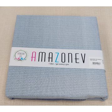Amazon Ev Pamuk Dokuma Tek Kişilik 160x240 cm Gri Pike
