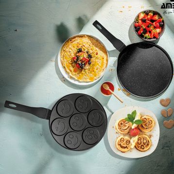 Amboss 2 Parça 26 cm Twn Krep Tava Pankek Tava