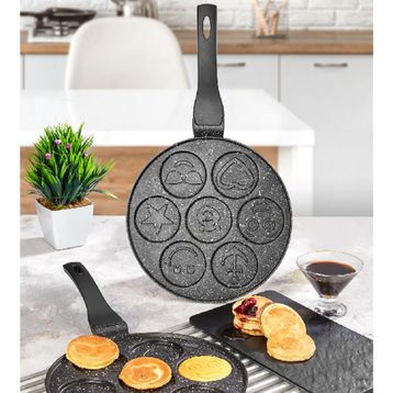 Amboss 26 cm Funny Emoji Pankek Krep Tavası