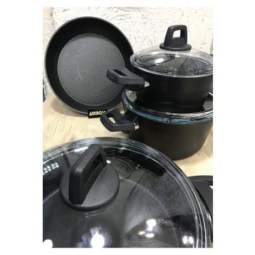 Amboss Orion 7 Parça Granit Tencere Seti
