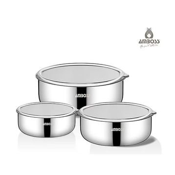 Amboss Prime 6 Parça Çelik Saklama Kabı