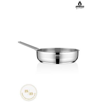 Amboss Saphire Paslanmaz Çelik 20 cm Kapaksız Çelik Tava