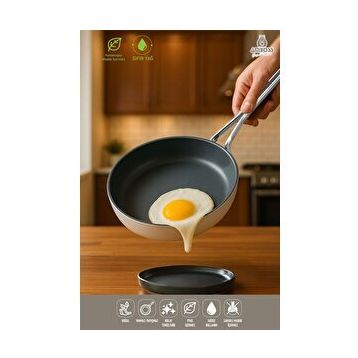 Amboss Sera Nova Beyaz 24 cm Seramik Tava