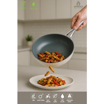 Amboss Sera Nova Beyaz 28 cm Seramik Tava