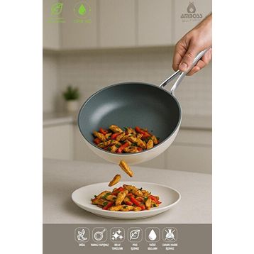Amboss Sera Nova Beyaz 28 cm Seramik Tava