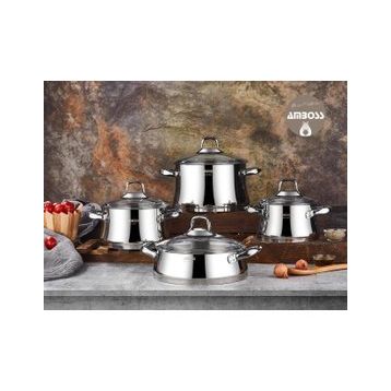 Amboss Stone 8'li Tencere Seti