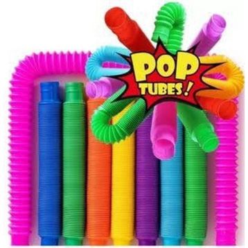 Ameşler Pop Tubes 6 Adet Rengarenk Popit Boru