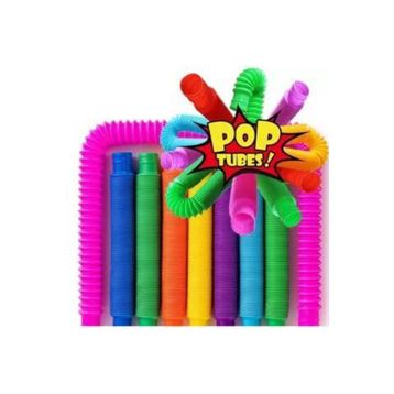 Ameşler Pop Tubes 6 Adet Rengarenk Popit Boru