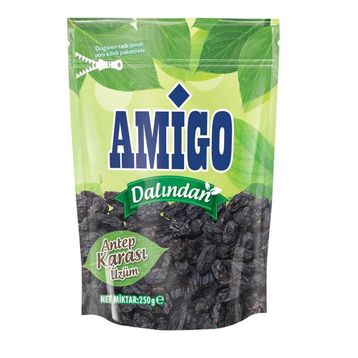 Amigo 250 gr Dalından Antep Karası Kuru Üzüm