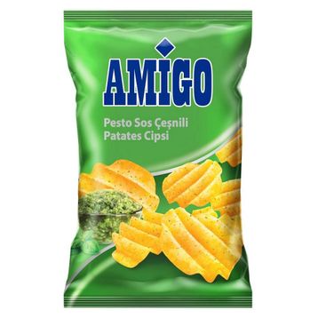 Amigo Pesto Sos Çeşnili 200 gr Patates Cipsi